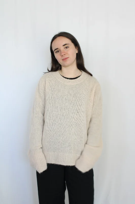 Gregory - Cream Alpaca Knit